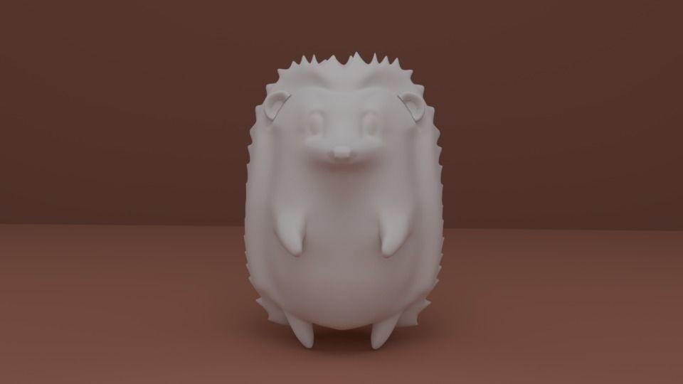 Hedgehog 3d. 3d моделирование Ёжика в Blender. Еж 3д модель. Ёжик STL модель. 3d модель Ежик.