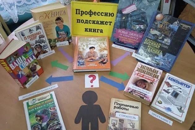 Посоветуй книжку. Мир профессий книжная выставка. Профессию подскажет книга книжная выставка. Профессию подскажет книга. Книжная выставка про профессии для детей.