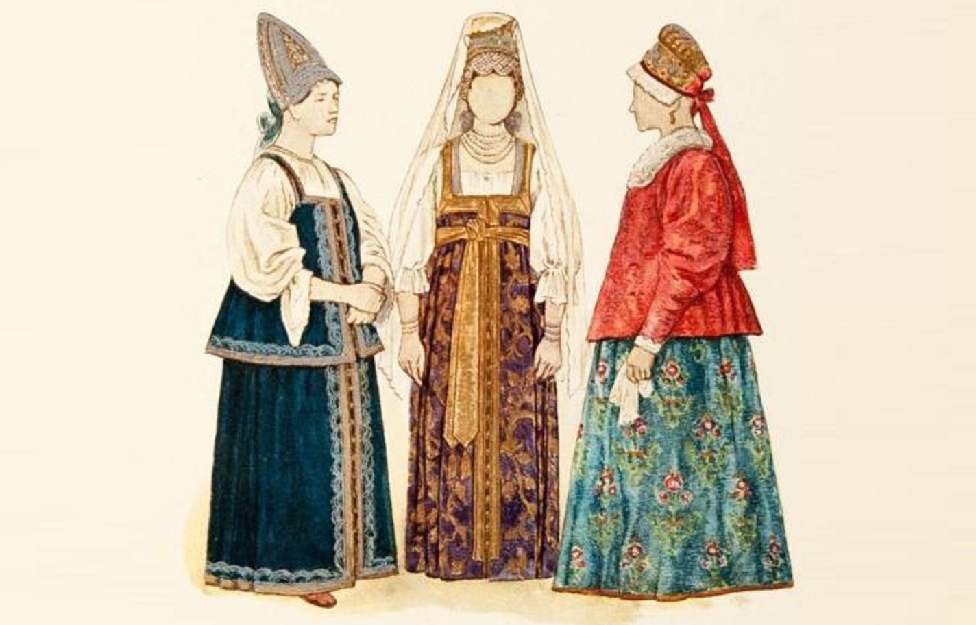 Русский исторический костюм женский