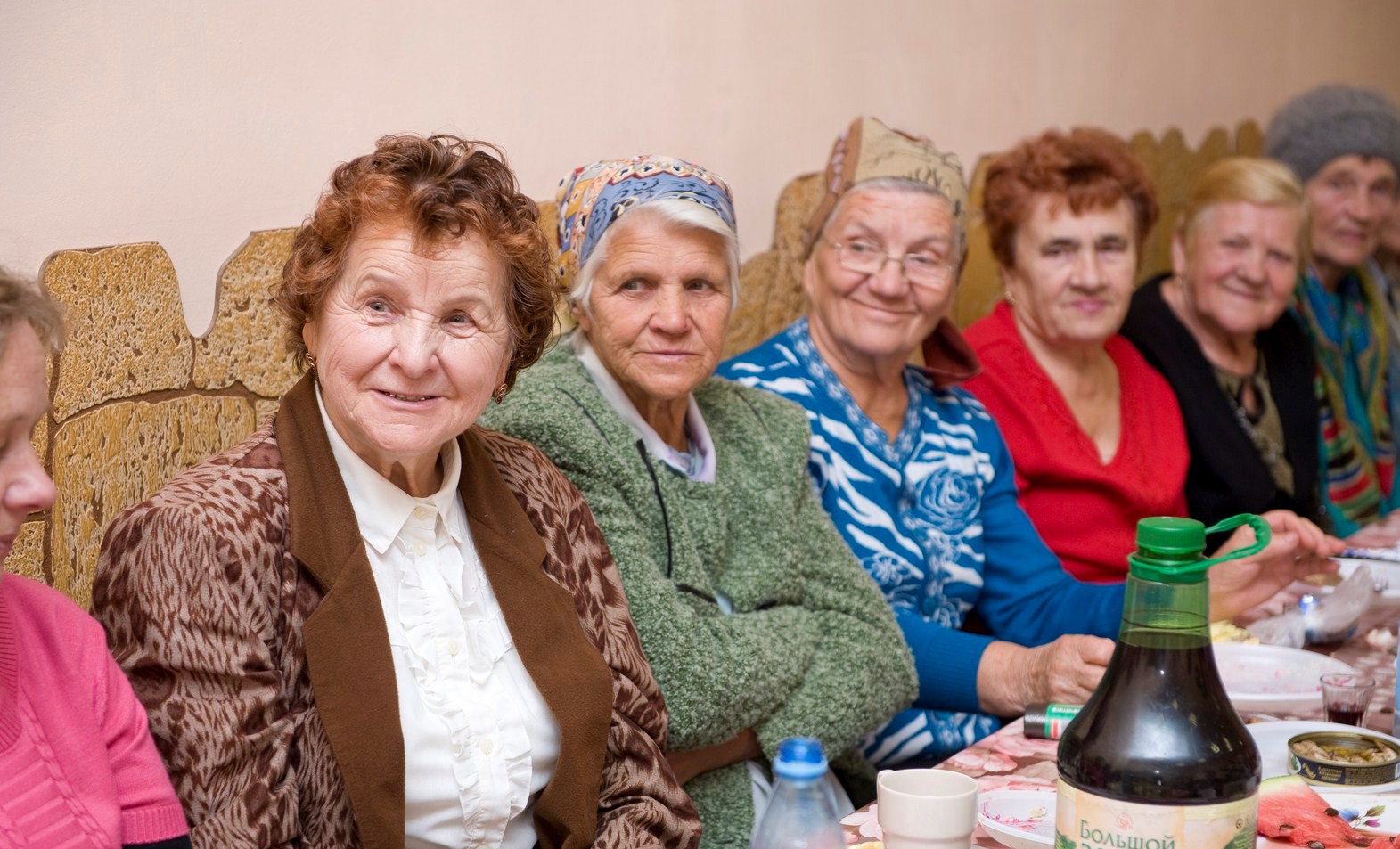Встреча пожилых людей