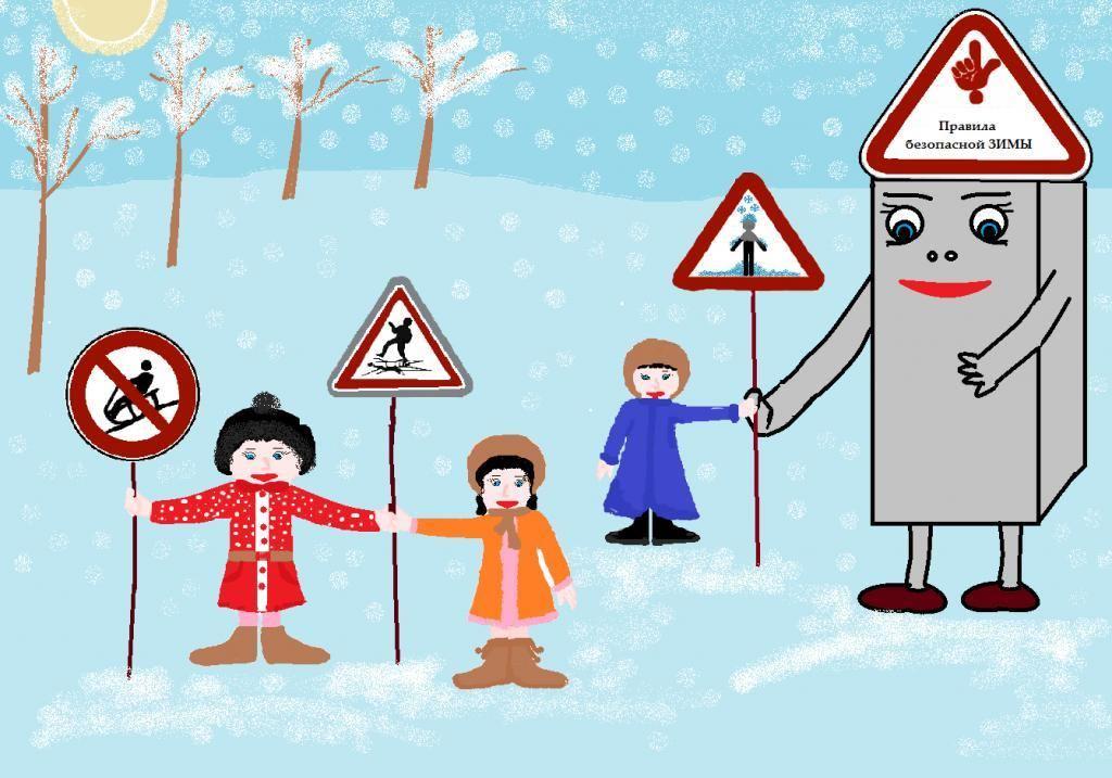 Зимняя дорога безопасность. Правила зимней безопасности. ПДД зимой рисунки. ПДД зимой для детей рисунки. Зимняя безопасность для детей ПДД.