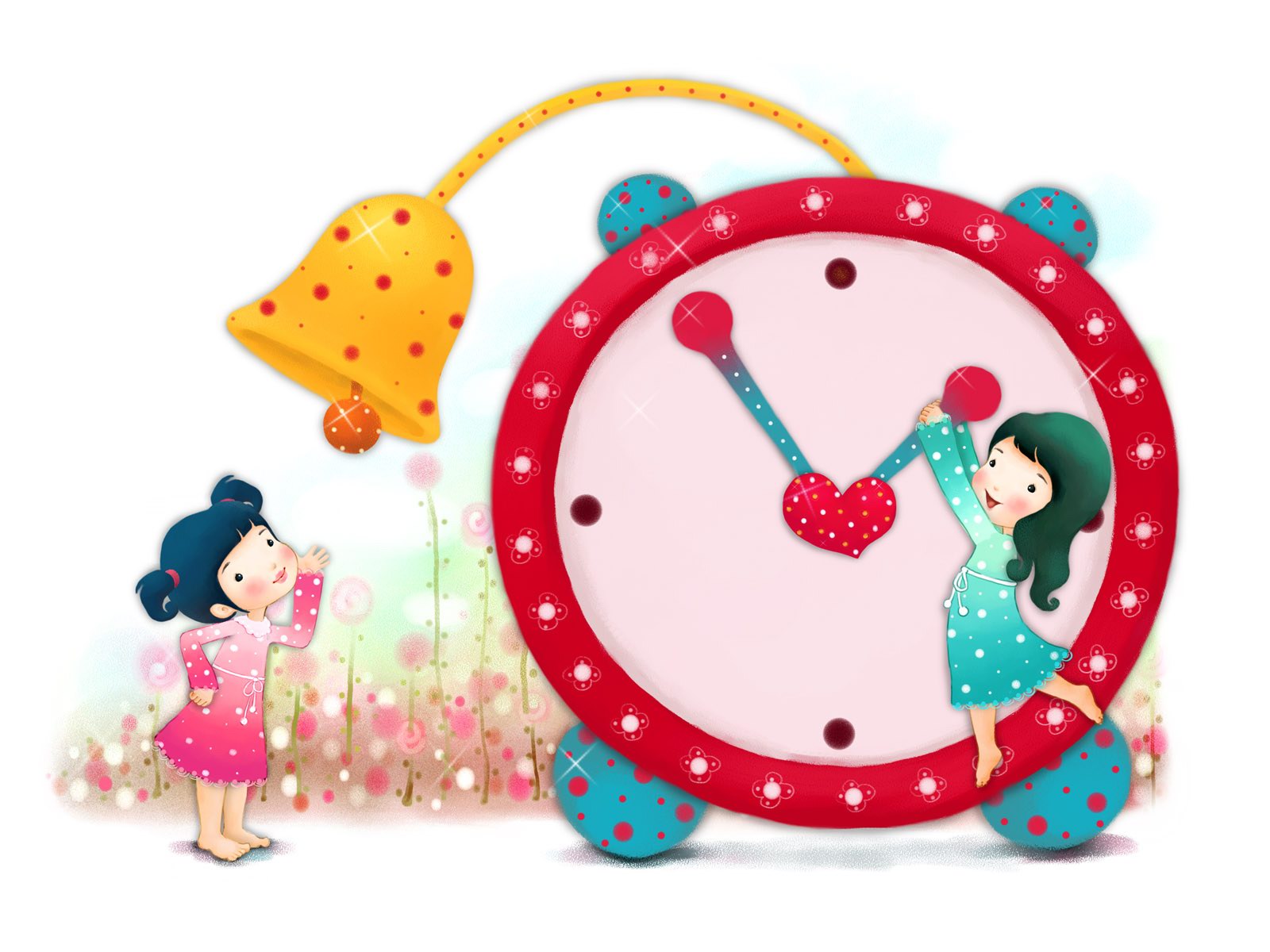 Часы фон для ребенка