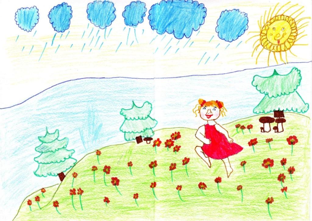 Рисунки детей 6 9 лет. Детский рисунок. Рисунок лето. Лето рисунок для детей. Детские рисунки картинки.