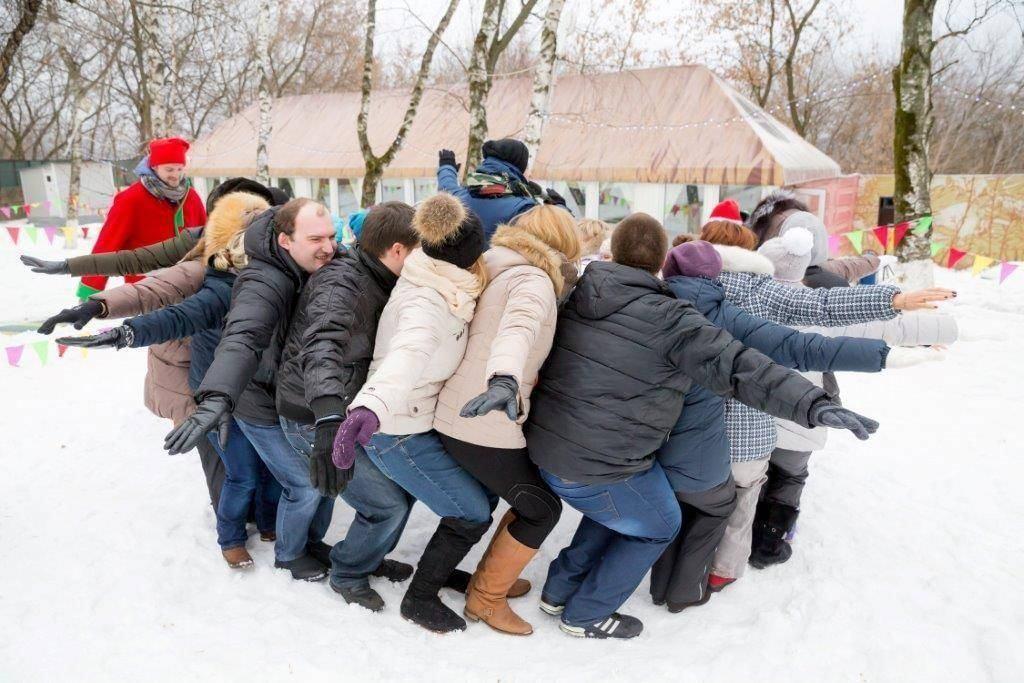 Новогодние развлечения на улице