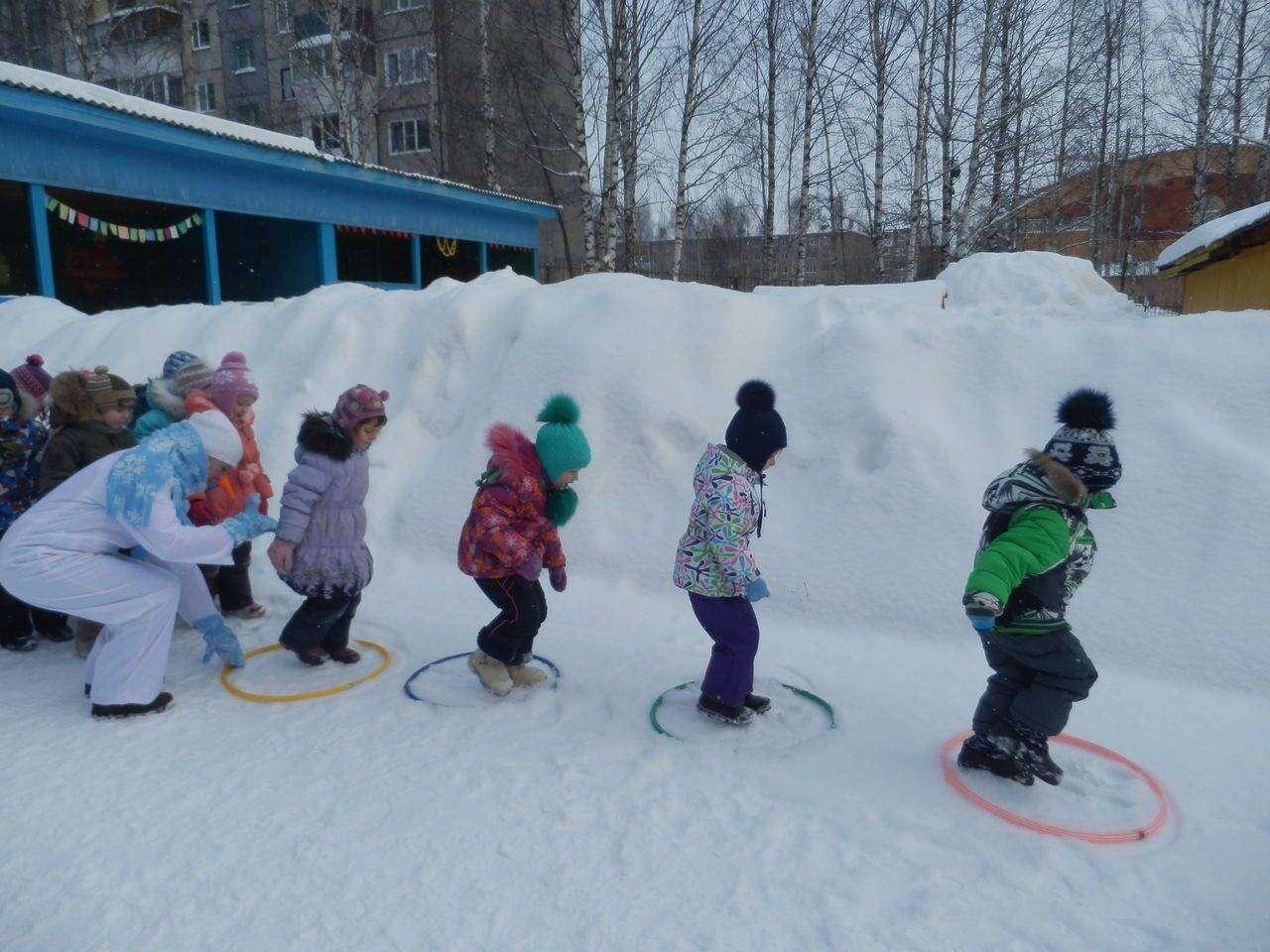 Зимние забавы описание фотографии